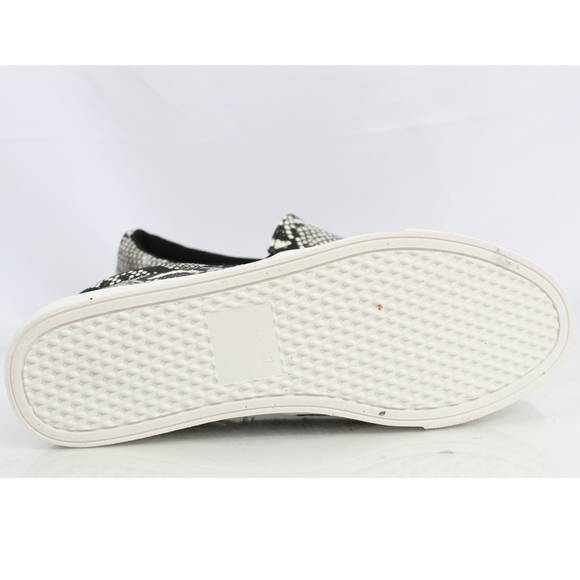 White Python Round Toe White Soles Sneaker - Picture 6 of 8